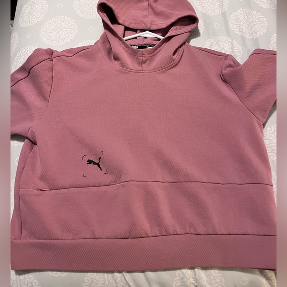 PUMA pink hoodie with zip pocket - Picture 9 of 9